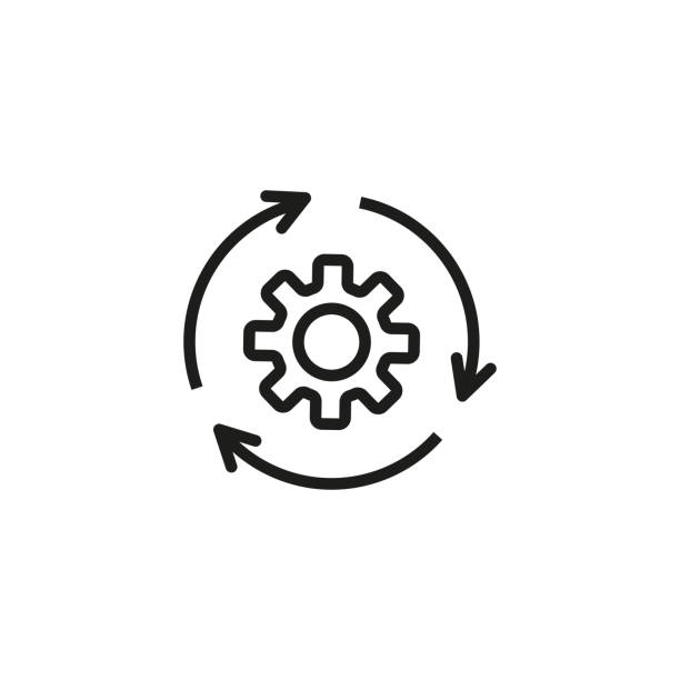 agile prozesszeilensymbol - softwareaktualisierung stock-grafiken, -clipart, -cartoons und -symbole