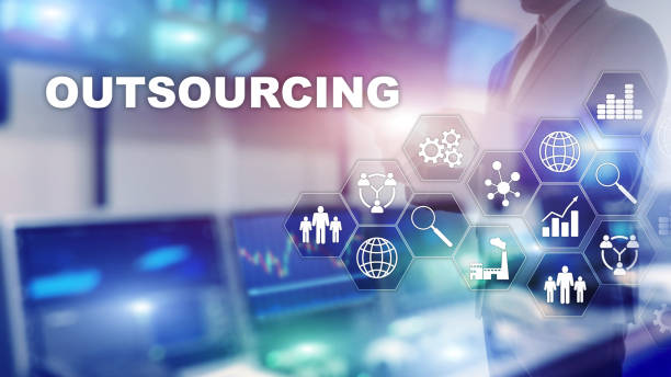 istock Outsourcing Human Resources. Global Business Industry Concept. Freelance Outsource International Partnership. 1149705676