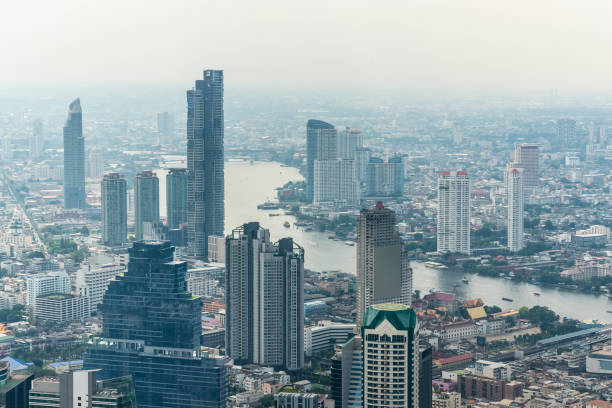 istock Bangkok city : Panorama view Cityscape tower in Asia, Thailand 1149705905