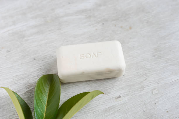 istock natural organic soap with green leaves 1149710990