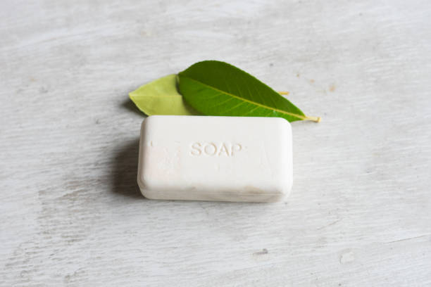 istock natural organic soap with green leaves 1149711002