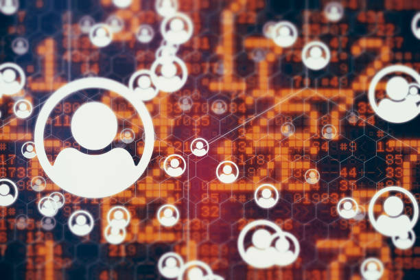 istock Social Network Connections icons on backgrounds 1149712365