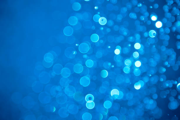 istock Blue glitter bokeh lights bokeh defocused 1149713560