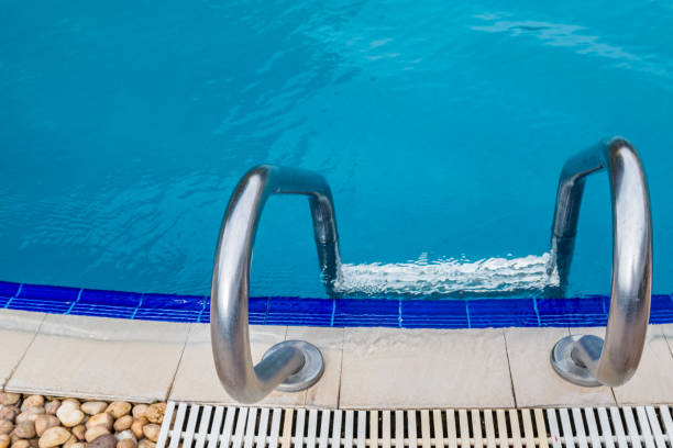 istock Handrail of the public swimming pool 1149714177