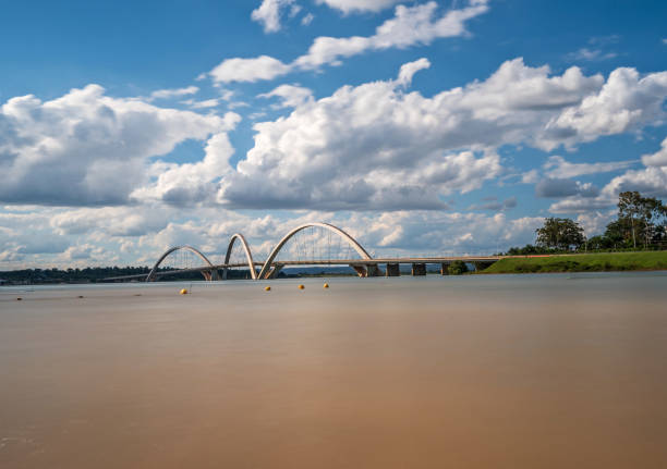 istock Juscelino Kubitschek Bridge in Brasilia 1149718000
