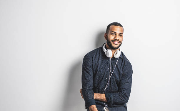 Young Man Listening to Music