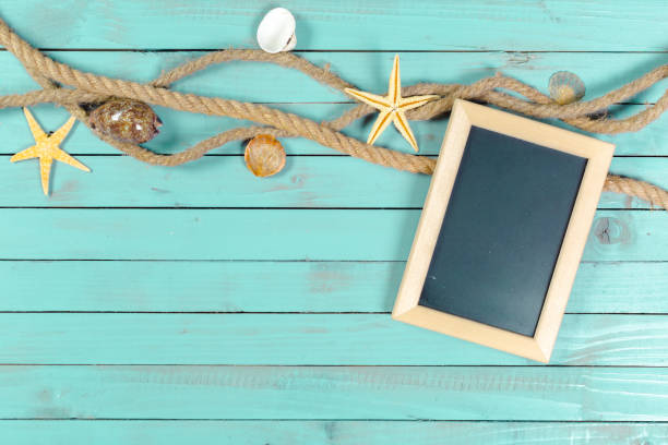 istock Small wooden framed blank blackboard for your design 1149724317