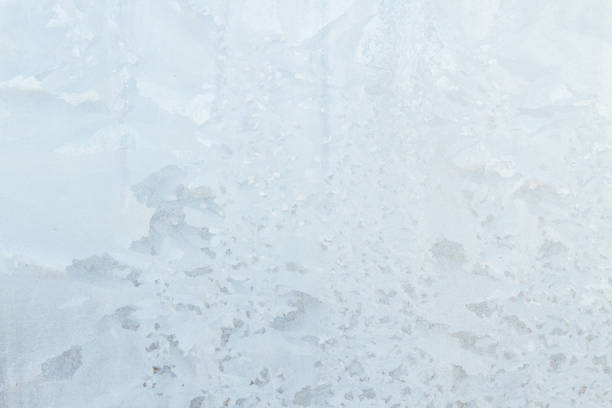 istock Frosty patterns on a frozen ice box in the early morning 1149724470