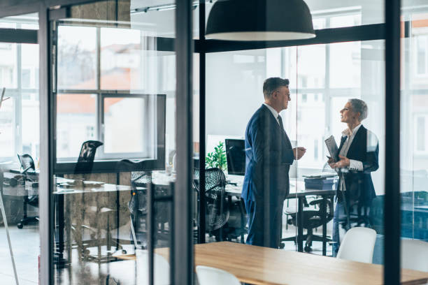 istock Business conversation in conference room 1149724768