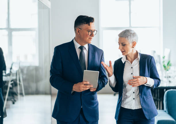 istock Business partners in discussion 1149724770