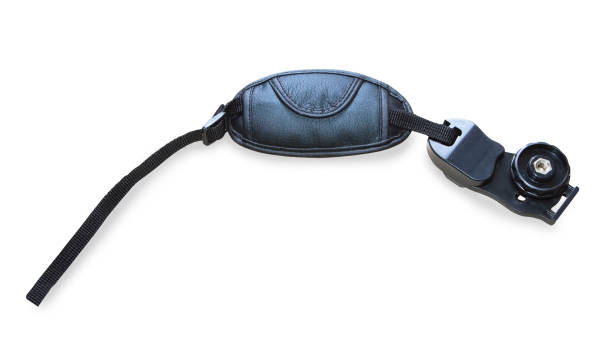 istock Hand strap wrist for photo camera isolated over white 1149725009