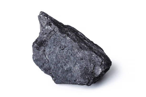 istock Natural wood charcoal Isolated on white 1149725991