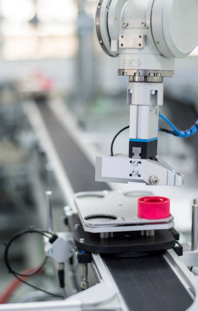 istock Industry 4.0 concept; artificial intelligence in smart factory 1149727576
