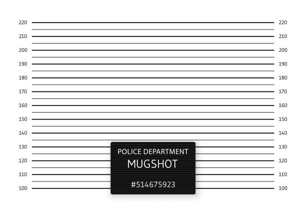 полицейский состав или mugshot фоне. иллюстрация вектора - lineup stock illustrations