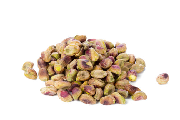 istock Pistachio nuts isolated on white background 1149734525