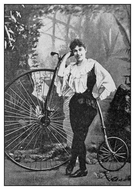 starožitná fotografie: selbini cirkusový umělec - herec účinkující fotky stock ilustrace