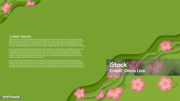 Spring Computer Backround Drawing Green Spring Green Background Stock Illustration - Download Image Now ...