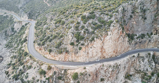 istock Aerial view Nature Road 1149746068