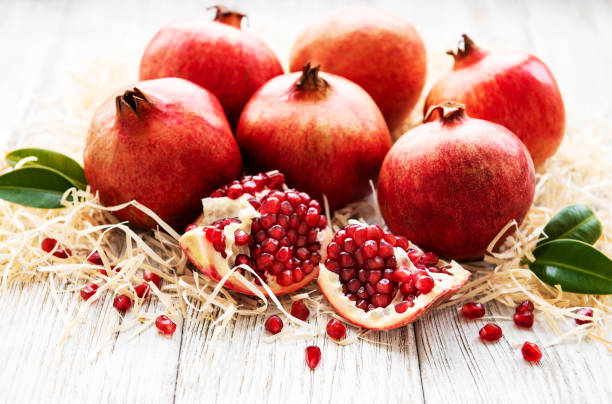 istock Juicy and ripe pomegranates 1149749288