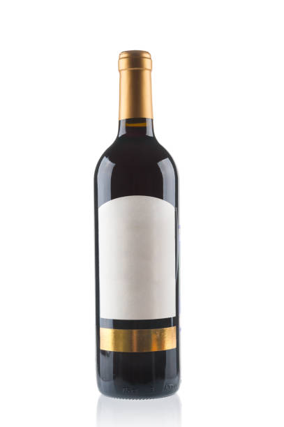 istock Red wine glass isolated on white background 1149752246