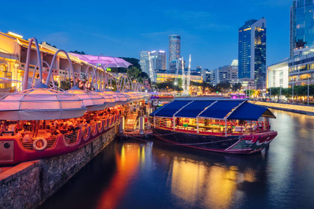 istock Evening in Clarke Quay 1149752569