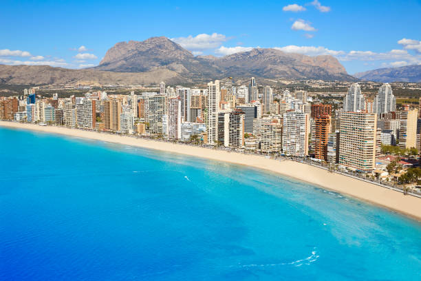 istock benidorm levante beach aerial view 1149757661