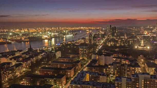 istock View of city skyline at dusk, Leipzig 1149757776