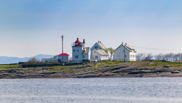 istock Lighthouse in a Norway fjord 1149758956