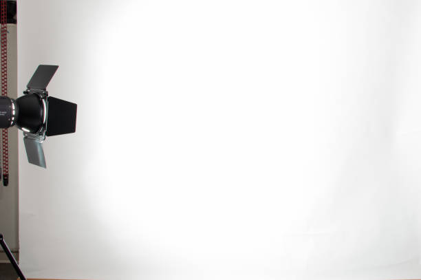 istock A real white background of a photo studio with a spotlight 1149761543