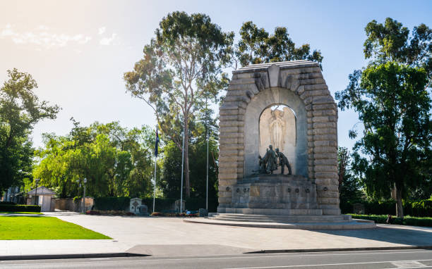 istock National war Memorial in Adelaide SA Australia 1149766523