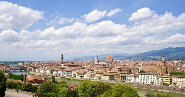 istock Panoramic Streetscape, Florence, Italy, 1149773755