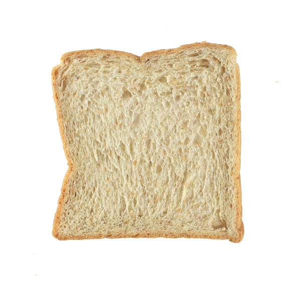 istock A piece of sliced bread ,Flat lay 1149782041