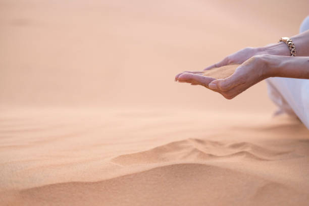 istock Amazing beautiful view white sand dunes mui ne 1149785232