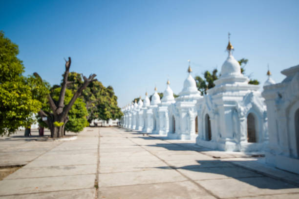 A view of buddhist temple in Mandalay, Myanmar