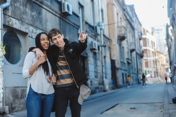 istock Young loving, mixed race couple 1149803018