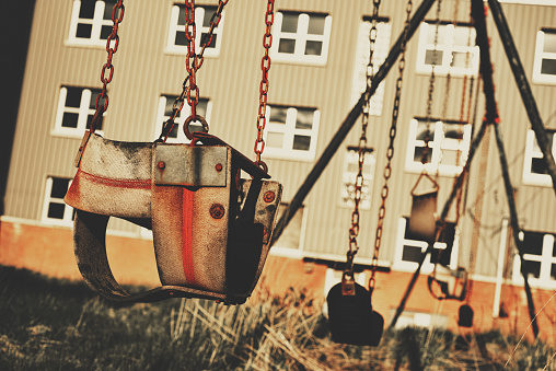 Abandoned Playground Swing