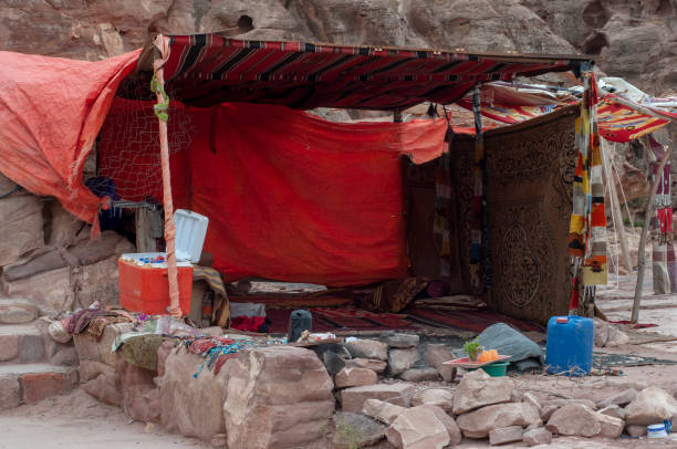 istock A viewpoint with a small hut, Petra, Jordan 1149807515