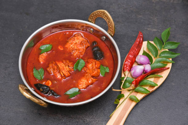 istock Kottayam style red king fish curry or Meen Vattichathu 1149809811