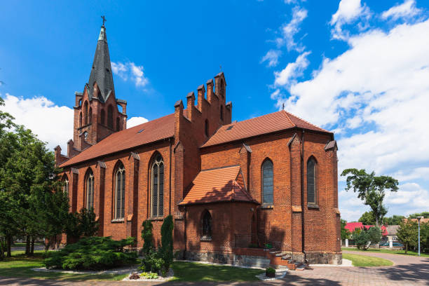 istock Church St. Nicholas in Powidz, Poland. 1149810255