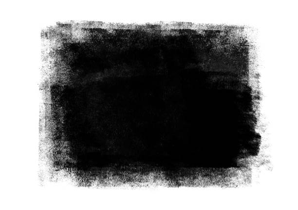 istock Black color graphic patches graphic brush strokes design effect element for background 1149810425