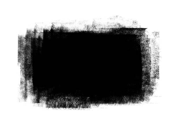 istock Black color graphic patches graphic brush strokes design effect element for background 1149817795