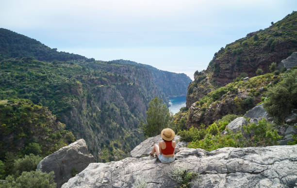 istock Traveler Looks at Landscape 1149829860