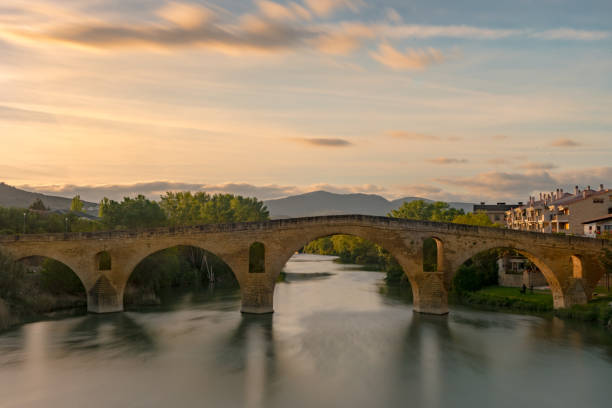 istock Puente la Reina (Bridge of the Queen) bridge over the Arga river. Navarra, Spain 1149835498