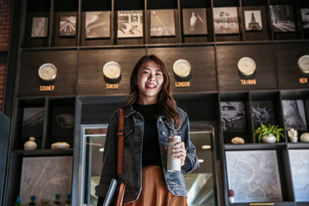 istock Young girl smiling in office 1149838817