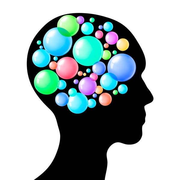 istock Bubbles in the head of a human person 1149843221