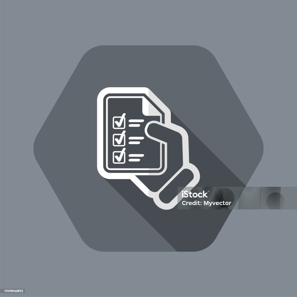 Test Documents Icon Test Document Stock Illustration - Download Image Now - Asking, Census ...