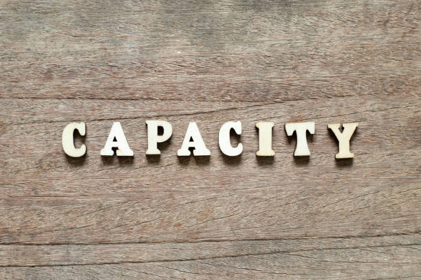 istock Letter block in word capacity on wood background 1149847537