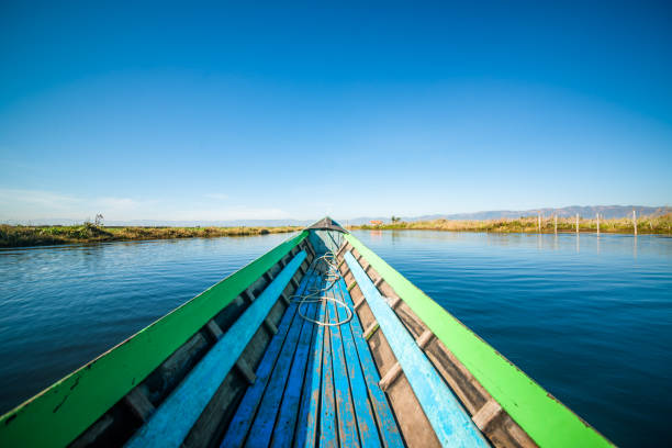 istock Strolling by boat in Inle Lake, Myanmar. 1149848265