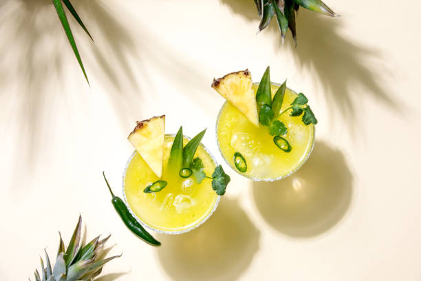 istock Pineapple jalapeno margarita summer cocktail 1149848447