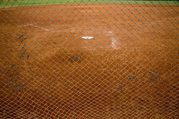 istock Corner of clay court 1149850145